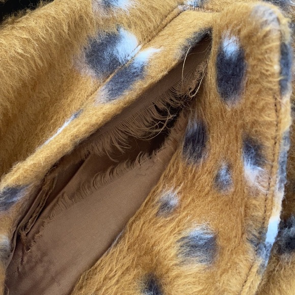 Anthro Pilcro Faux Fur Contrast Oversized Jacket - Picture 6 of 11